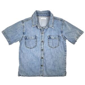 Neuflora Denim Button-Down Shirt